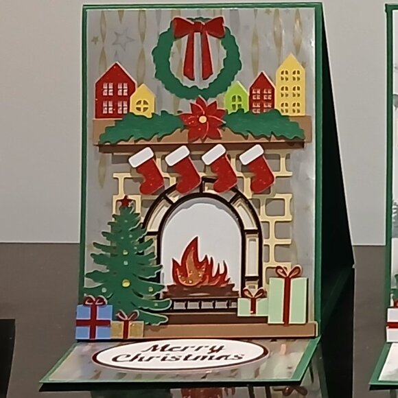 5" x 7" Handmade Christmas Cards - Set of 4 w/ Matching Envelopes - Picture 3 of 15